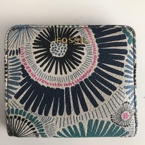 Multi-Colored Bifold Fossil Wallet